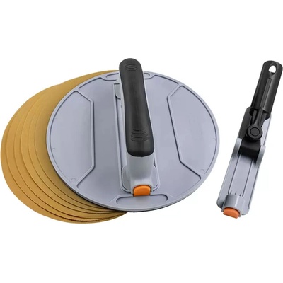 RollingDog Ръчен шлайф за стени и тавани 220 мм Rollingdog SURFEX, с дръжка и шкурки P80 / P120 / P240 - 9 части (RV90154)