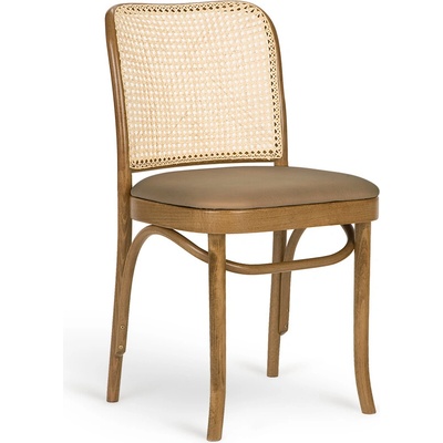 Paged Classic A-8111 Seat Uph Back Caned buk morený / látka kat. 4
