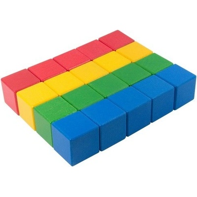 DrKO kostky 4 cm 4 barvy 20 ks