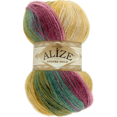 Alize Angora Gold Batik 4341 ružovo okrová
