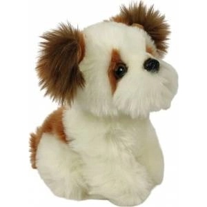 Dubi Mascot Dog Shih Tzu Small Plush Toy 18cm Soft Cuddle Bear Puppy