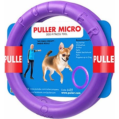 Puller výcvikové kruhy pro psy Micro 12,5 x 1,5 cm 2 ks