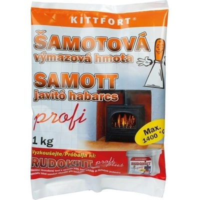Kittfort Profi šamotová výmazová hmota 1 kg