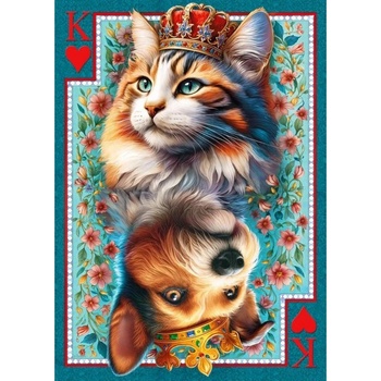 Cherry Pazzi - Puzzle The Royal Card - 1 000 piese