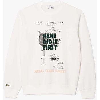Lacoste Блуза Lacoste Relaxed Fit Piqu¿ Motif Sweatshirt - Cream