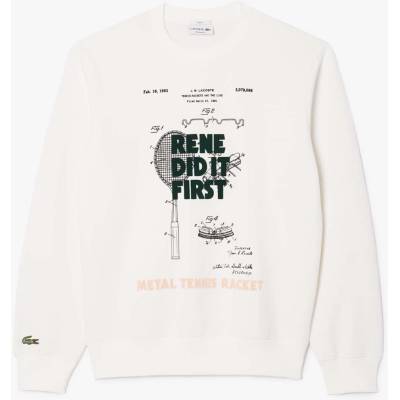 Lacoste Блуза Lacoste Relaxed Fit Piqu¿ Motif Sweatshirt - Cream