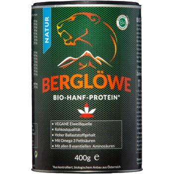 Berglöwe Био конопен протеин - натурален - 400 г