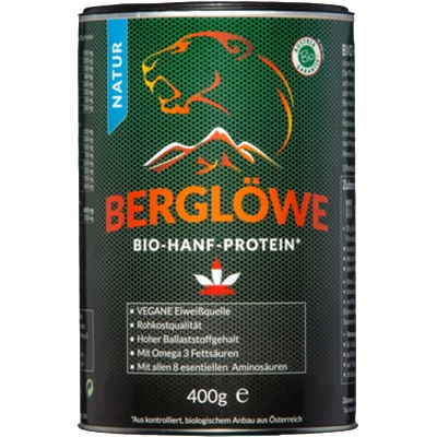 Berglöwe Био конопен протеин - натурален - 400 г