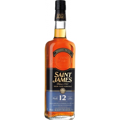 St.James Vieux Rum 12y 43% 0,7 l (Dřevěný obal)