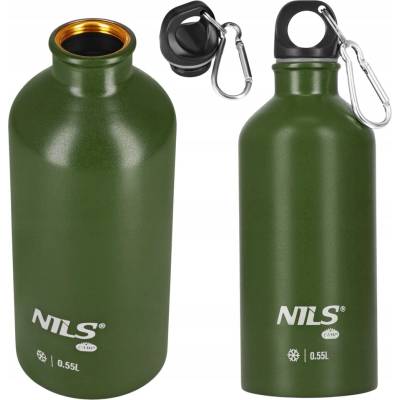 Nils Camp termálna fľaša zelená 550 ml nerezová oceľ
