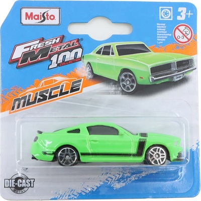 Maisto Ford Mustang Boss 302 zelený 1:64