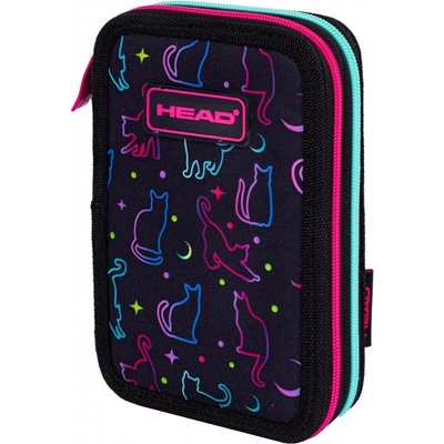 Astra Двоен несесер без аксесоари head Котки в тъмното, ac2, 20, 5 х 13 х 4, 5 см (as503024067)