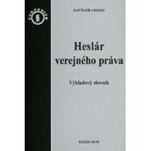 Heslár verejného práva - Jozef Králik