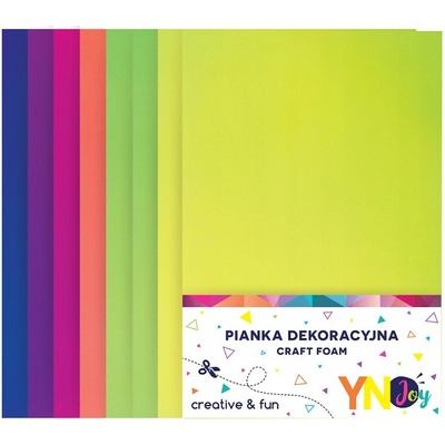 Interdruk Pěnová guma A4 Fluo 8 listů
