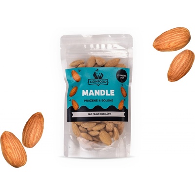 LIONFOOD Mandle pražené solené 500 g