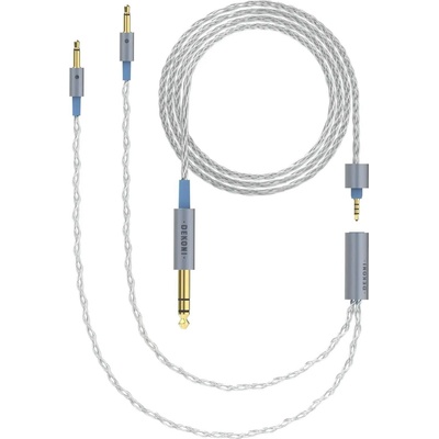 Dekoni Audio Ensemble 6.3mm 52" Braided 3.5mm Кабел за слушалки (CBZ-UB-WTW-52-3.5)
