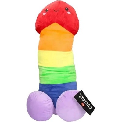 Shots S-Line Penis Plushie Rainbow 30 cm