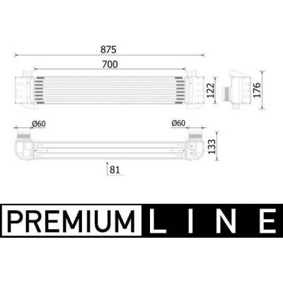 Chladič turba MAHLE ORIGINAL CI 619 000P (CI619000P)