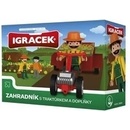 Igráčci Efko IGRÁČEK Zahradník s traktůrkem a doplňky