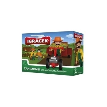 Efko IGRÁČEK Zahradník s traktůrkem a doplňky