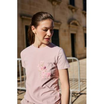 Moodo Тениска с джоб розова Moodo Moodo | Rozov | ЖЕНИ | XXL