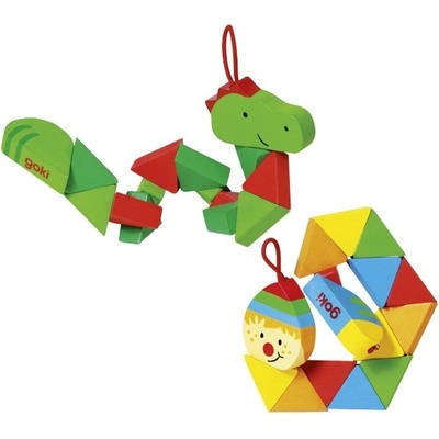 Goki Puzzle skladačka krokodíl a klaun