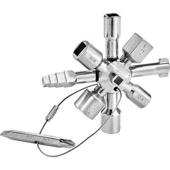 FERVI Ключ за контролни табла Fervi 0767 - 3-12 мм, 100 мм, 8-посочен с бит PZ/SB (0767)