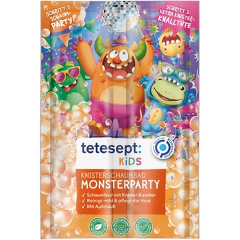 Tetesept Príšerky kúpeľová soľ zdravá a farebná praskajúce 45 g