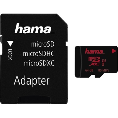 Hama MicroSDXC UHS-I 64 GB 001239790000