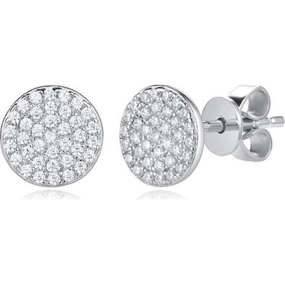 Silverino náušnice se zirkony 3683