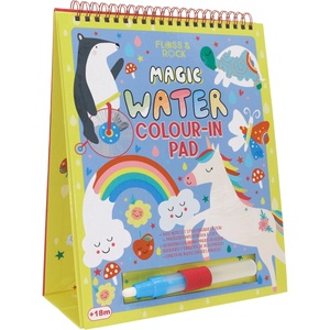 Floss & Rock Книжка за оцветяване с вода - Magic Water, Floss&Rock - Феята на дъгата (43P6391)