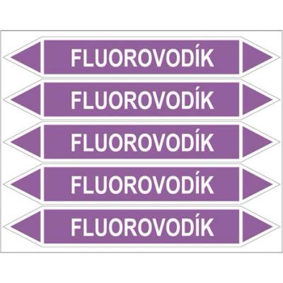 Značení potrubí, fluorovodík PZGL 007166