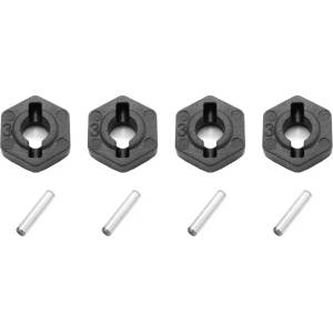 FUNTEK Хексове 12mm Funtek Plastics wheel hub hex + pins (x4) FTK-21101 (FTK-21101)