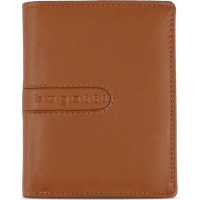 Bugatti pánská kožená RFID Bomba Combi Wallet 49135107 koňaková