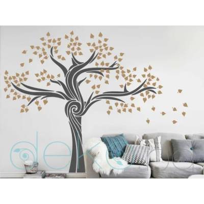 Голямо дърво с листа - 230 х 200 см (3171)