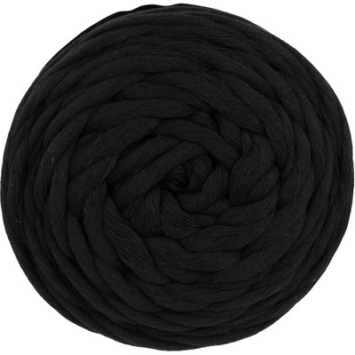 Vlna-hep Příze Twist 5mm - bavlna - macrame Twist: 8001 Černá