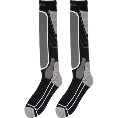 Nevica Юношески ски чорапи Nevica Meribel 2 Pack Ski Sock Juniors - Black