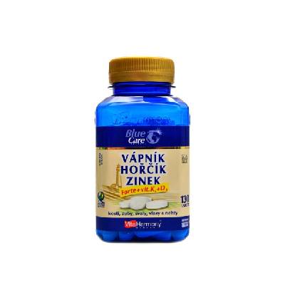 VitaHarmony Vápník Hořčík Zinek Forte K2 D3 130 tbl