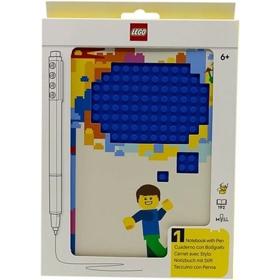 Lego Thoughts recyklovaný zápisník a gélové pero