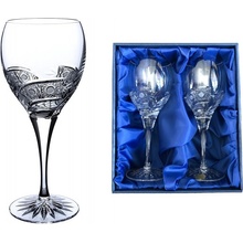 Onte Crystal Bohemia Crystal ručne brúsené poháre na červené víno Kometa 2 x 340 ml