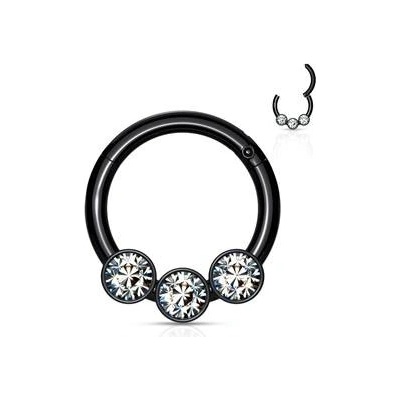 Šperky4U piercing kruh segment K01057-KC