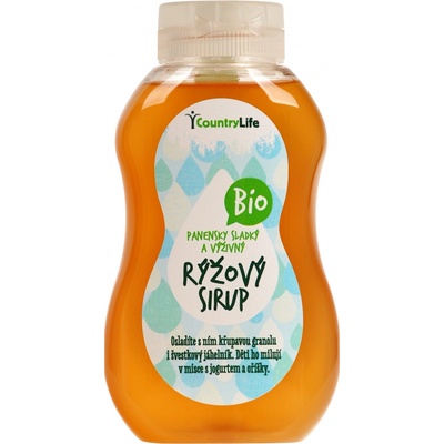 Country Life Bio Sirup rýžový 250 ml – Zboží Mobilmania