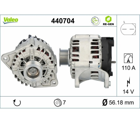 Alternátor VALEO 440704