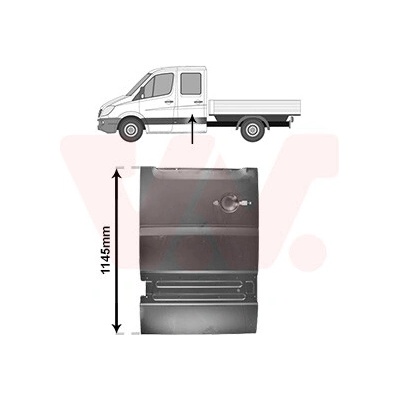 Dvere, karoseria VAN WEZEL 3083177