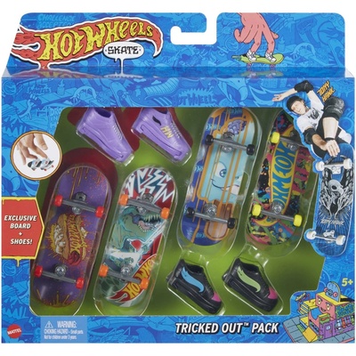 Mattel Hot Wheels Skates Fingerboard 4 ks a boty – Sleviste.cz