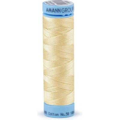 Bavlněné nitě 100 m Etiketní č.50 Triana Amann 0114 Vanilla Ice