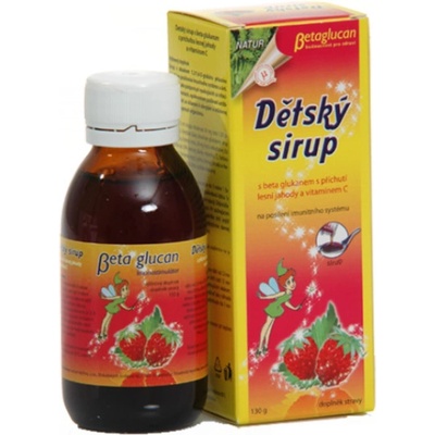 Natures Betaglucan Detský sirup 130 g