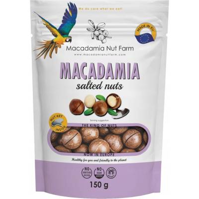 Macadamia Nut Farm Makadamové orechy v škrupine Solené 150 g