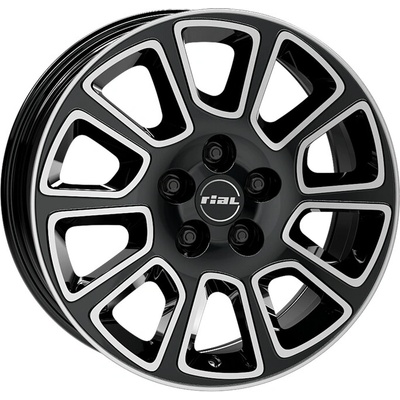 Rial TRANSPORTER 2 7x17 5x114,3 ET45 polished matt black