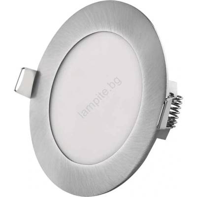 Led вградено осветително тяло nexxo led/7w/230v 3000/3500/4000k сребристо Ø 12 см (ems1457)